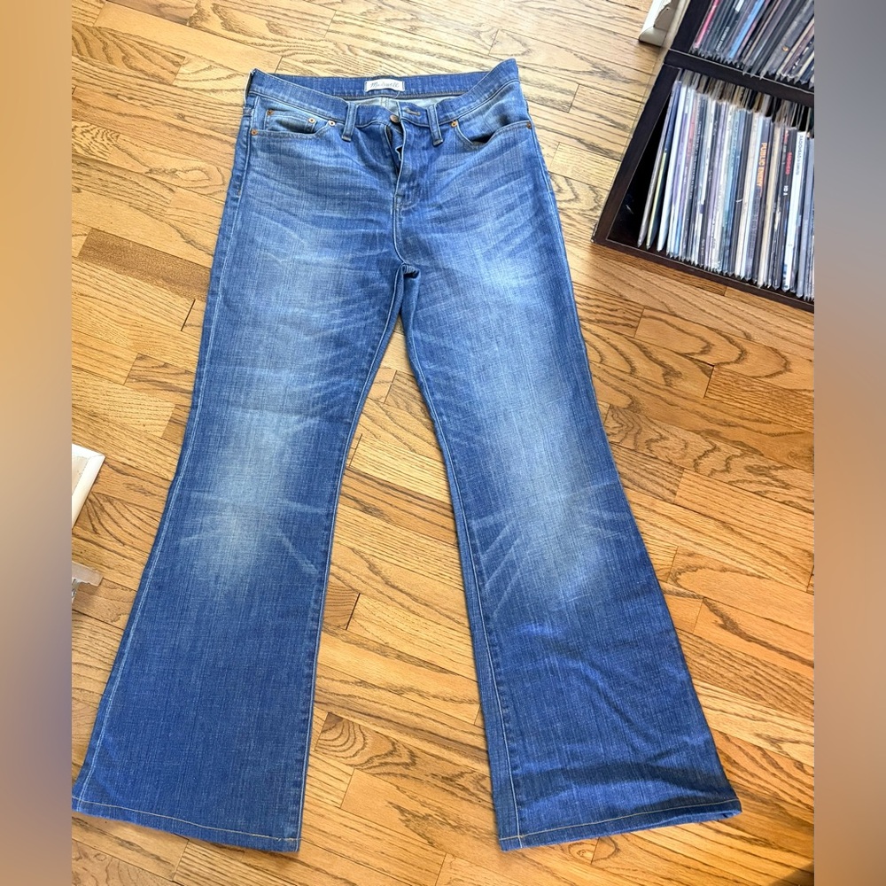 Madewell Medium Wash Flea Market Flare Jeans